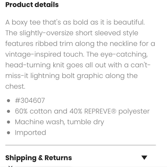 Justice Girls Boxy Tee - Picture 4 of 4